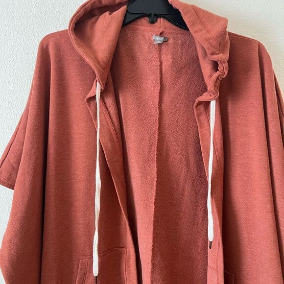 Aerie Hoodie Open Front Sweater Short sleeve Size M/L - Picture 6 of 8